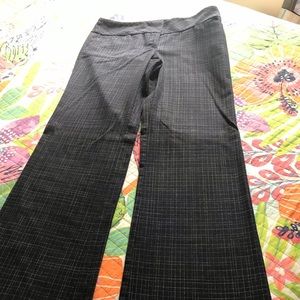 Navy printed business pants